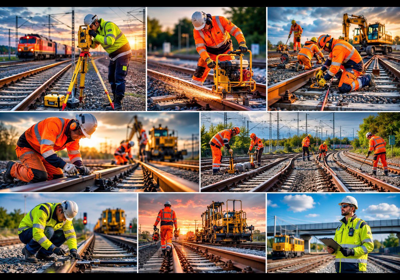 Technik und Infrastruktur im Bahnbereich